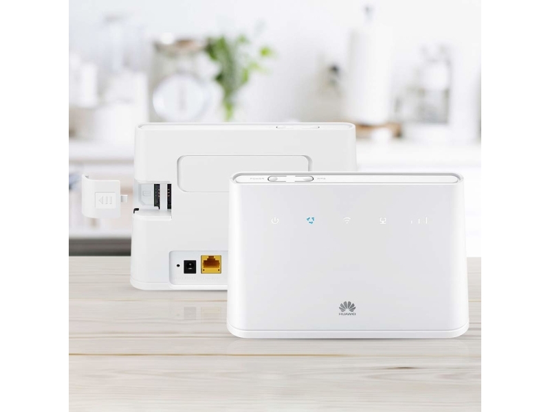 B311 221   Wireless Router   *white*   Wwan   Gige   802.11b G N   2,4 Ghz fra Huawei