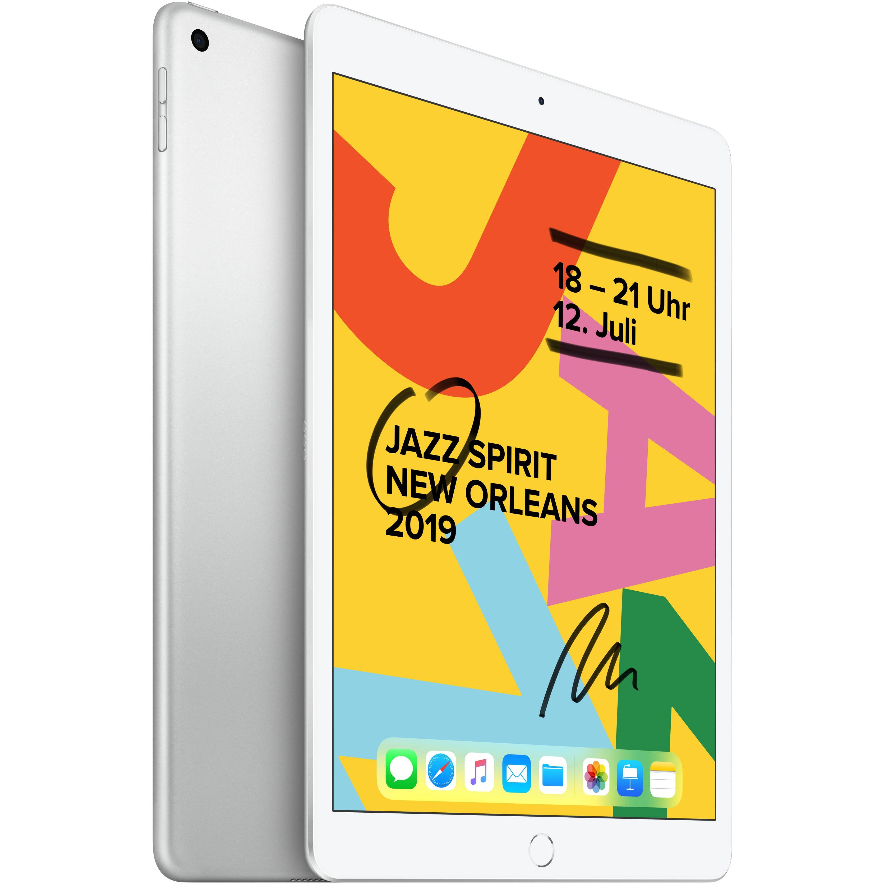 Ipad 7. Gen 32 Gb Wi Fi 10,2" Silver     Brugt   Meget God Stand fra Apple