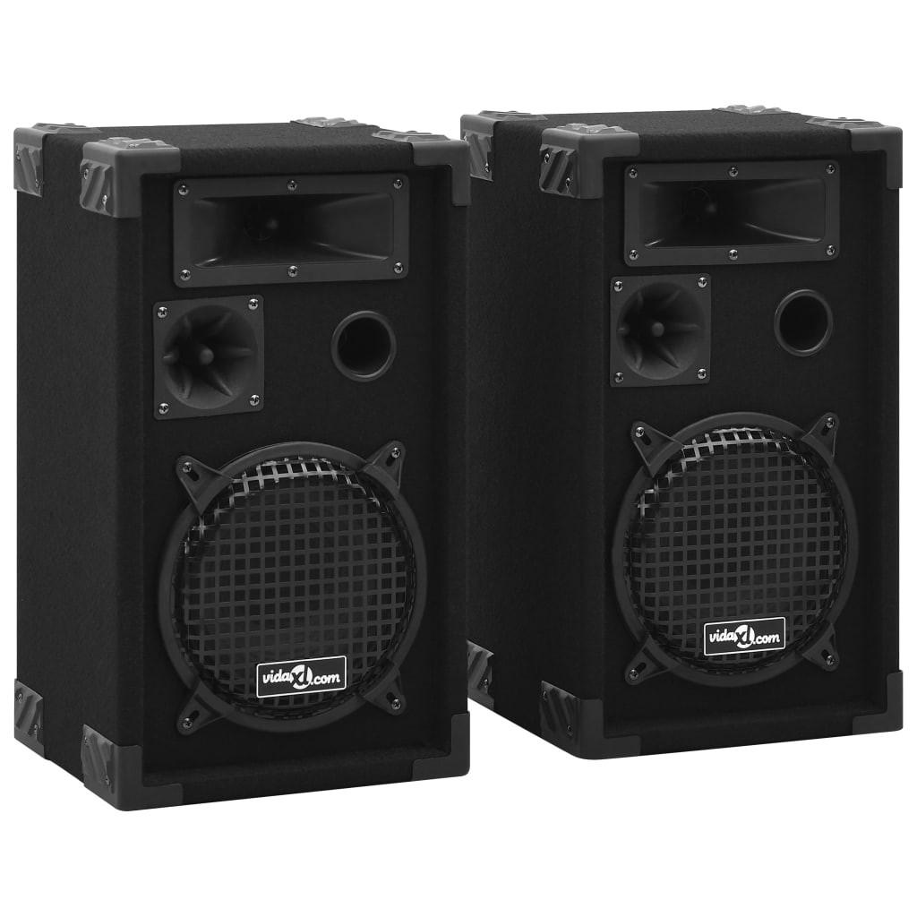 Prof. Passive Hi Fi Scenehøjttalere 2 Stk. 800 W Sort fra Boligcenter
