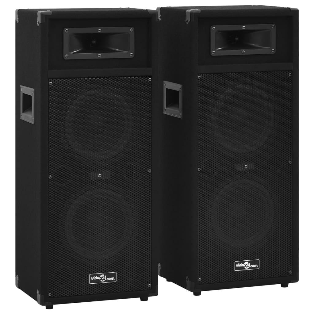 Professionelle Hi Fi Højtalere 2 Stk. 1000 W Sort fra Boligcenter