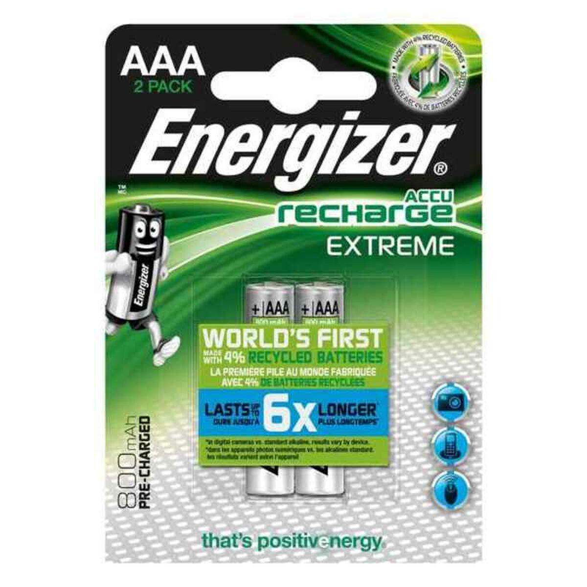 Genopladelige Batterier   E300624300 1,2 V Aaa Hr03 fra Energizer