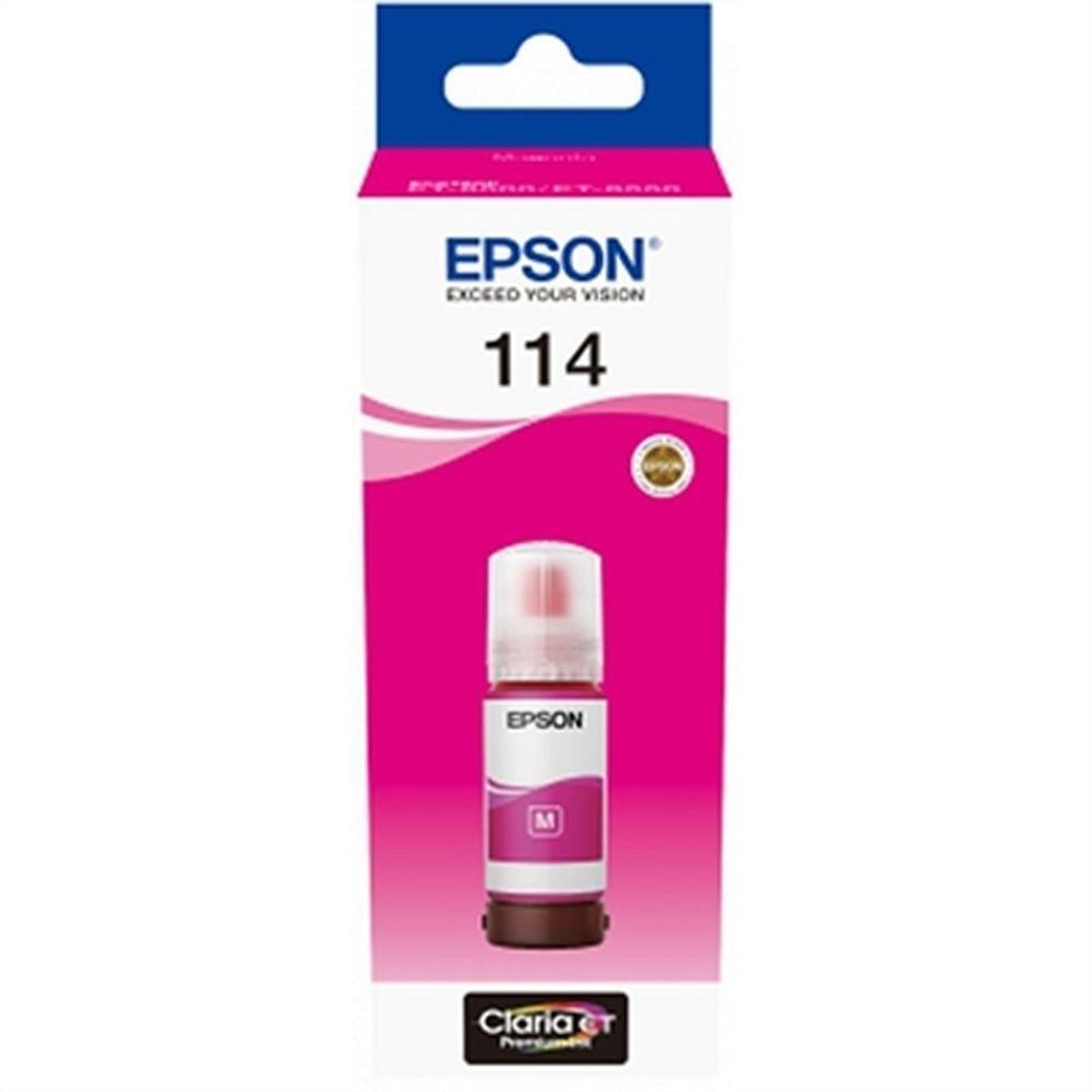Blæk Til Genopfyldningspatroner   Ecotank 114 70 Ml Magenta fra Epson